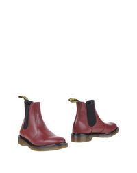 Красные Полусапоги и высокие ботинки DR. Martens
