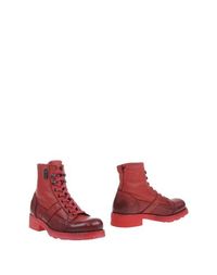 Красные Полусапоги и высокие ботинки O.X.S.