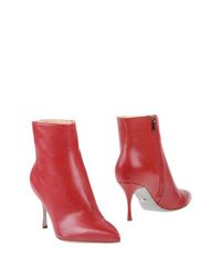 Красные Полусапоги и высокие ботинки Sergio Rossi