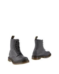 Серые Полусапоги и высокие ботинки DR. Martens