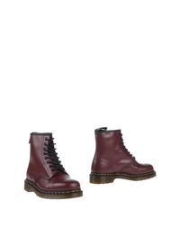 Красные Полусапоги и высокие ботинки DR. Martens