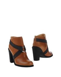 Коричневые Полусапоги и высокие ботинки MM6 BY Maison Margiela