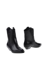 Черные Полусапоги и высокие ботинки Saint Laurent
