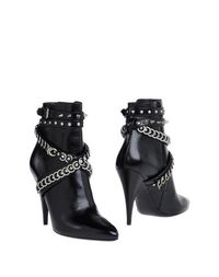 Черные Полусапоги и высокие ботинки Saint Laurent