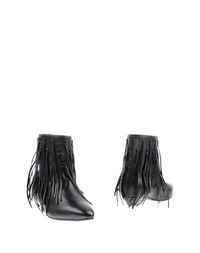 Черные Полусапоги и высокие ботинки Saint Laurent
