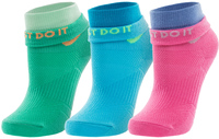 Носки женские Nike Lightweight Cotton Quarter, 3 пары