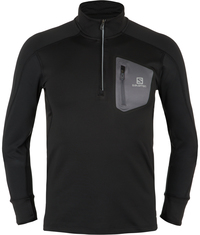 Футболка с длинным рукавом мужская Salomon Trail Runner Warm LS ZP Tee