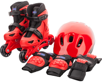 Набор для мальчиков Re:action: роликовые коньки, шлем, защитная экипировка