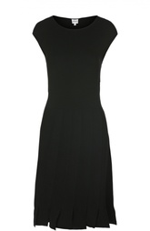 Приталенное платье с юбкой в складку Armani Collezioni