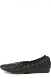 Кожаные балетки Lanvin