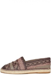 Эспадрильи Tremiti из кожи с мелким плетением Dolce &amp; Gabbana
