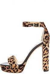 Босоножки с леопардовым принтом Jimmy Choo