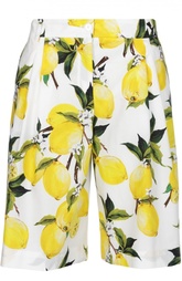 Широкие бермуды с фруктовым принтом Dolce &amp; Gabbana