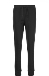 Хлопковые брюки с эластичным поясом и манжетами Armani Jeans