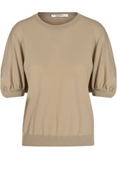 Шерстяной приталенный пуловер с укороченным рукавом Givenchy