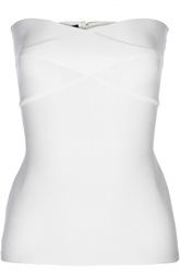 Приталенный топ без бретелек Herve L.Leroux