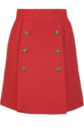 Мини-юбка с декоративными пуговицами Dolce &amp; Gabbana