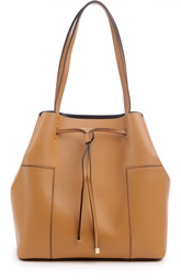 Кожаная сумка на шнурках Block-It Tory Burch