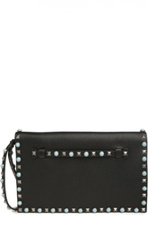 Клатч с металлическими шипами Rockstud Valentino