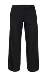 Укороченные прямые брюки с прорезными карманами DKNY