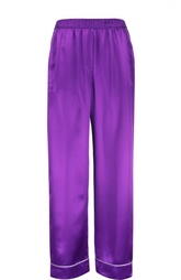 Шелковые брюки в пижамном стиле Dolce &amp; Gabbana