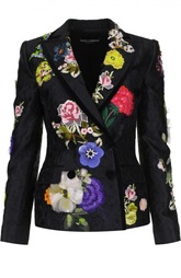 Приталенный жакет с вышивкой Dolce &amp; Gabbana