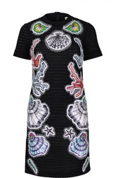 Приталенное мини-платье с контрастными нашивками Emilio Pucci