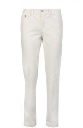 Хлопковые прямые брюки с прорезными карманами Polo Ralph Lauren