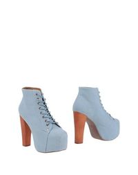 Голубые Полусапоги и высокие ботинки Jeffrey Campbell