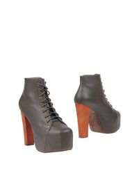 Серые Полусапоги и высокие ботинки Jeffrey Campbell