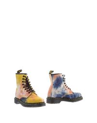 Желтые Полусапоги и высокие ботинки DR. Martens