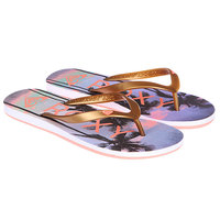 Шлепанцы женские Roxy Tahiti V J Rose Gold