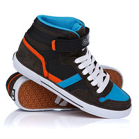 Кеды кроссовки высокие Globe Superfly Vulcan Chocolate/Black/Multi