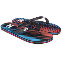 Шлепанцы DC Spray Graffik Blue/Red/Black