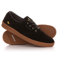 Кеды кроссовки низкие Emerica The Romero Laced Black/Gum