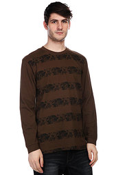 Лонгслив Globe Swyd Stripe Ls Mid Dark Brown