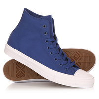 Кеды кроссовки высокие Converse Chuck Taylor All Star Ii Core Sodalite Blue