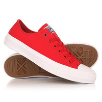 Кеды кроссовки низкие Converse Chuck Taylor Ii Core Salsa Red/White