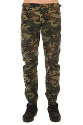 Штаны прямые Skills Chino Pockets Strap Street Camo