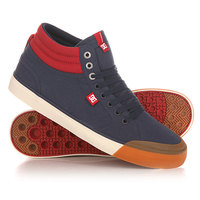Кеды кроссовки высокие DC Evan Smith Hi Navy/Red