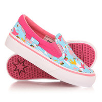 Слипоны детские DC Trase Slip On Crazy Pink/White