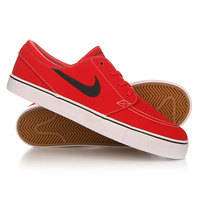 Кеды кроссовки низкие Nike Zoom Stefan Janoski Cnvs University Red/Light Brown/White
