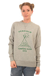 Толстовка свитшот женская Penfield Camping Club Crew Sweat Grey