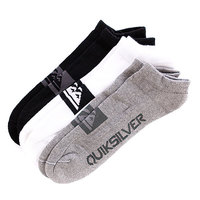 Носки Quiksilver Invisible Pack Assorted (3-Pack)