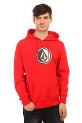 Толстовка кенгуру Volcom Circle Stone Pullover Drip Red