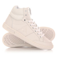 Кеды кроссовки высокие женские Le Coq Sportif Prestige Court Mid Lea Optical White