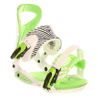Крепления для сноуборда Lamar Vader White/Green