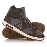 Кеды кроссовки высокие Le Coq Sportif Prestige Court Mid Chambray Dress Blues