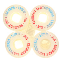 Колеса для скейтборда для скейтборда Element Eckmann Wides White 101A 53 mm