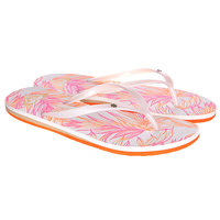Шлепанцы женские Roxy Bermuda J Orange/White